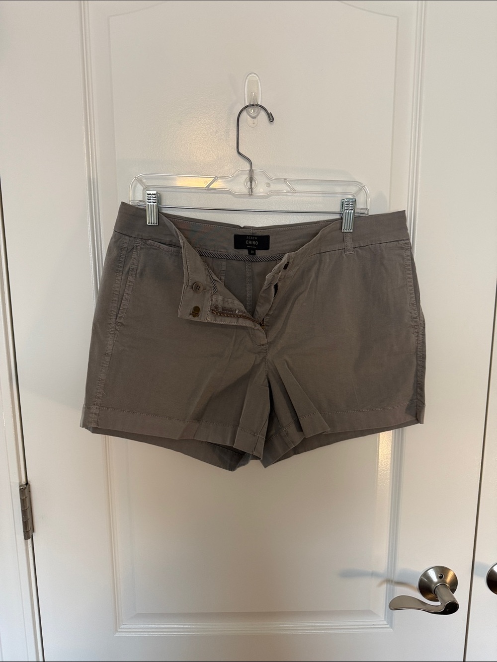 J. Crew Taupe Cotton Bermuda Shorts